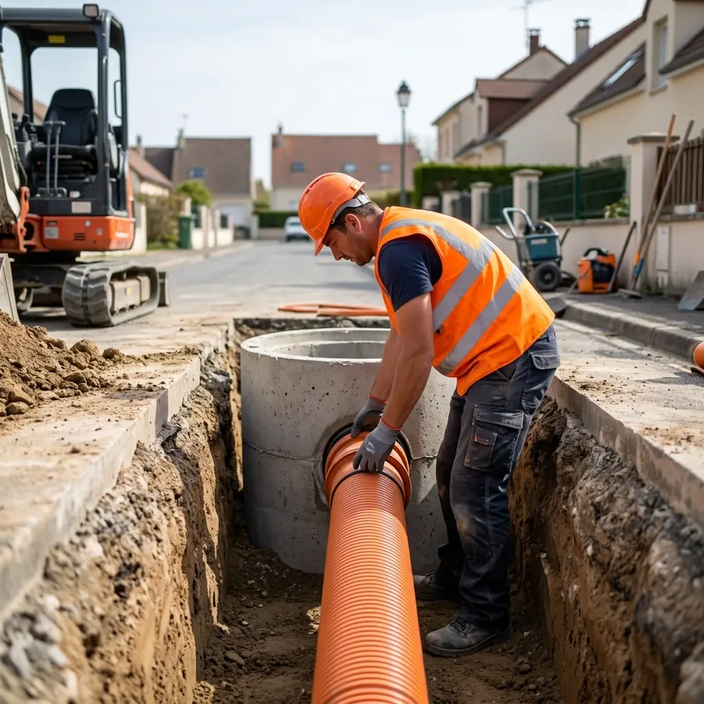 Raccordement au tout à l'égout Châtenoy (77167)