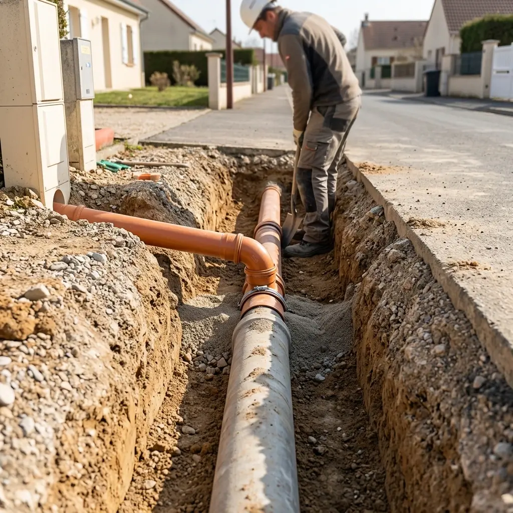 Raccordement au tout à l'égout Saint-Siméon (77169)