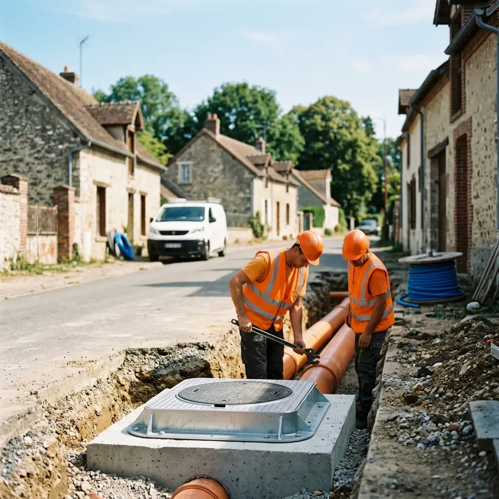Raccordement au tout à l'égout Chevry-Cossigny (77173)