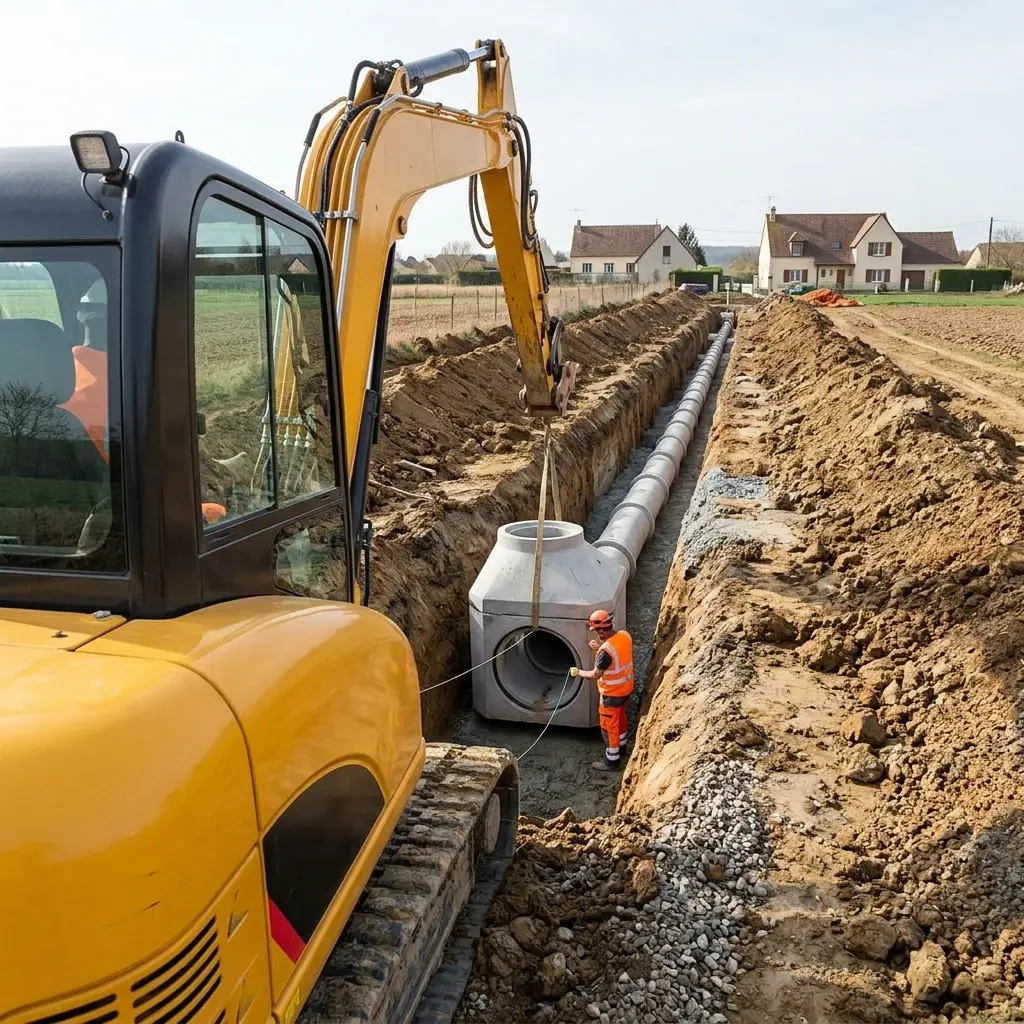 Un service professionnel pour vos travaux d'assainissement