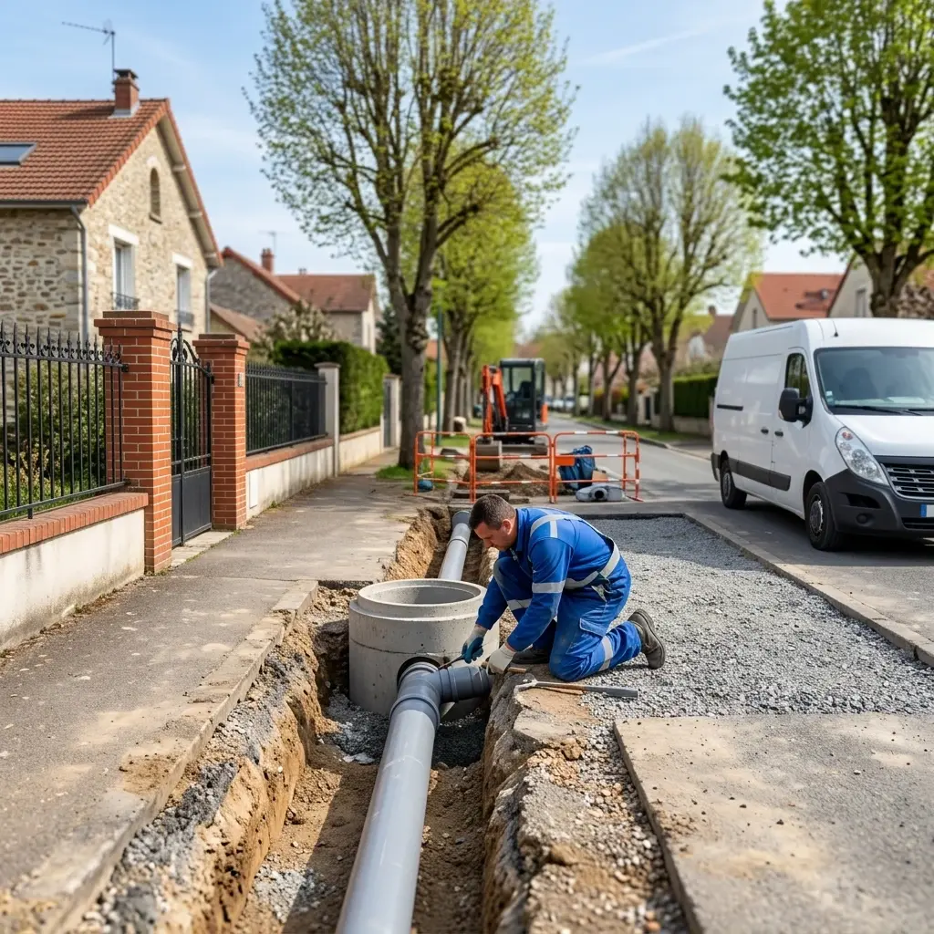 Raccordement au tout à l'égout Oissery (77178)