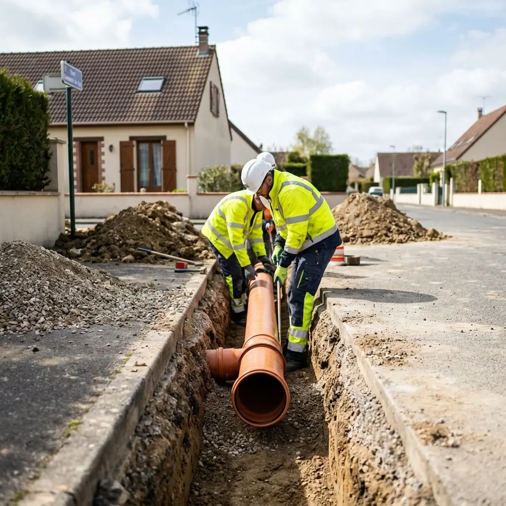 Notre méthode de raccordement au tout à l'égout