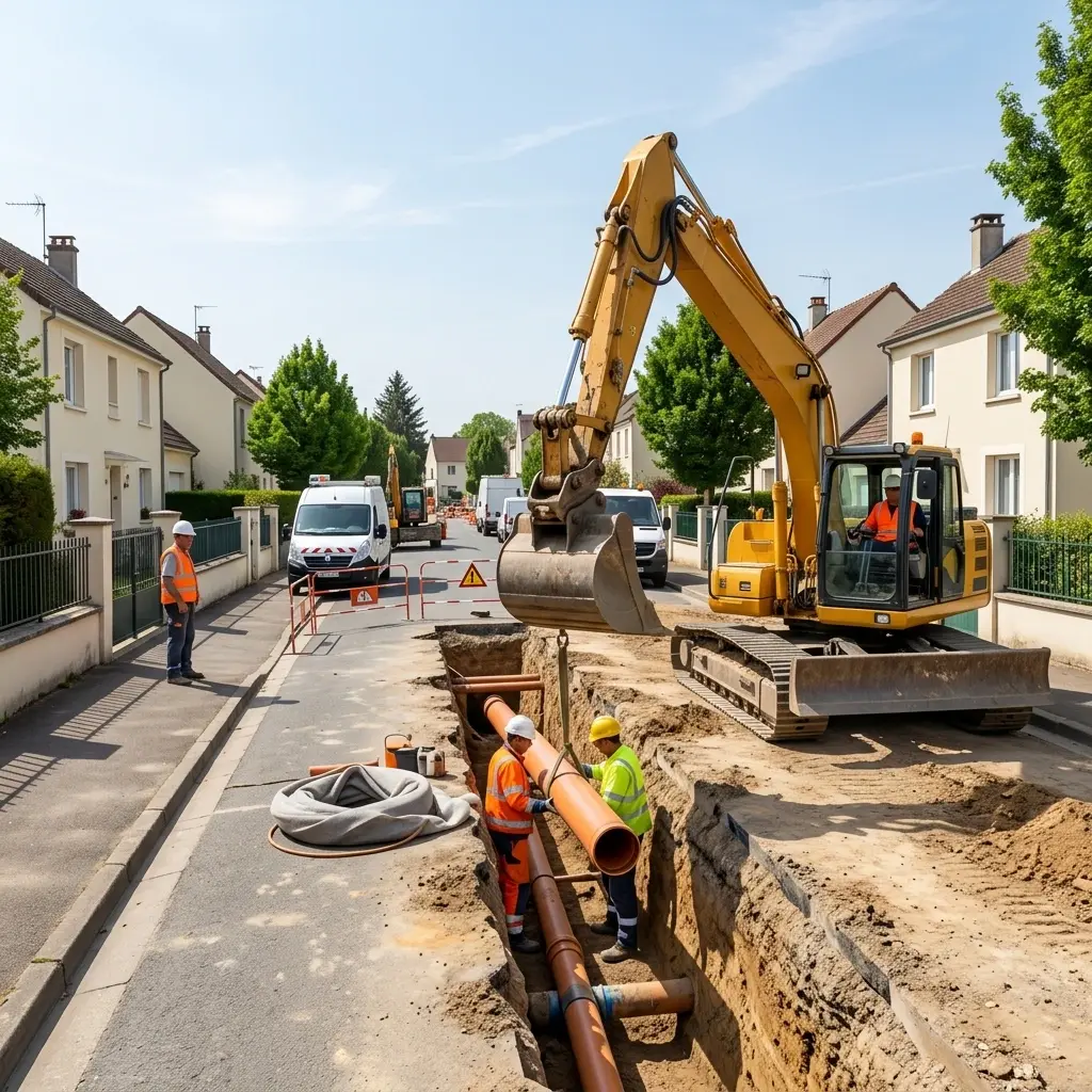 Raccordement au tout à l'égout Dammarie-les-Lys (77190)