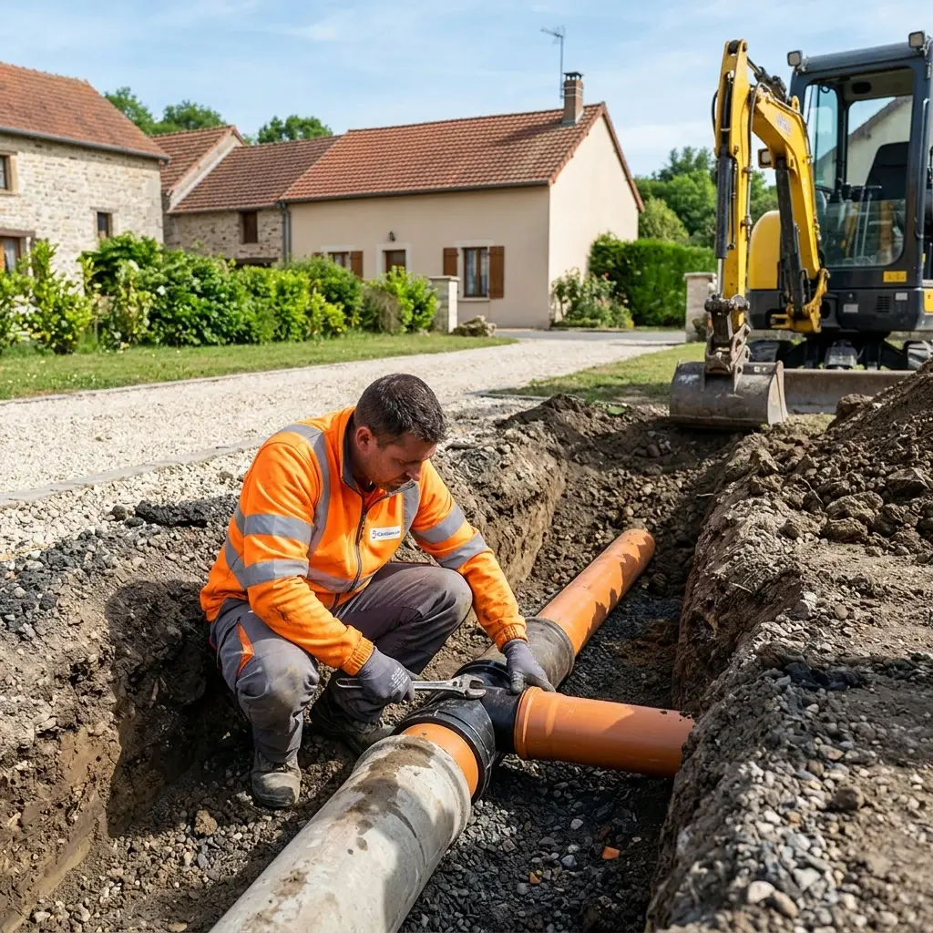Raccordement au tout à l'égout Moussy-le-Vieux (77230)
