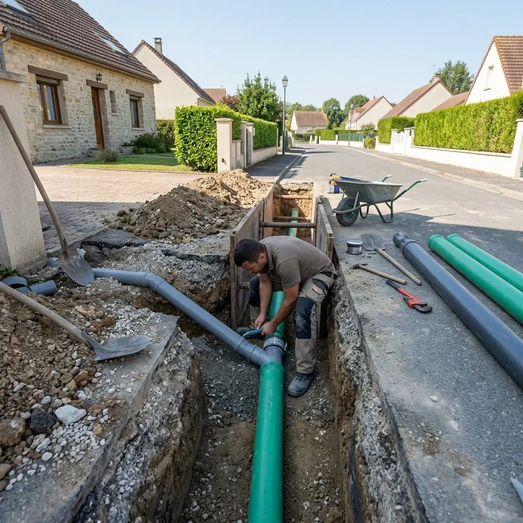 Comment préparer votre terrain pour le branchement collectif
