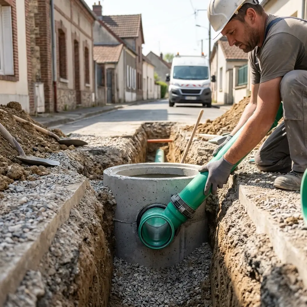 Comment se déroule le raccordement à Chamigny ?