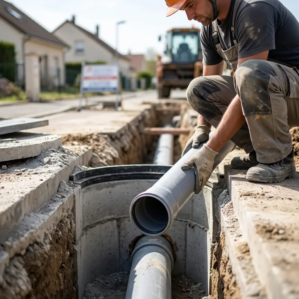 Expert en raccordement au tout à l'égout à Sammeron