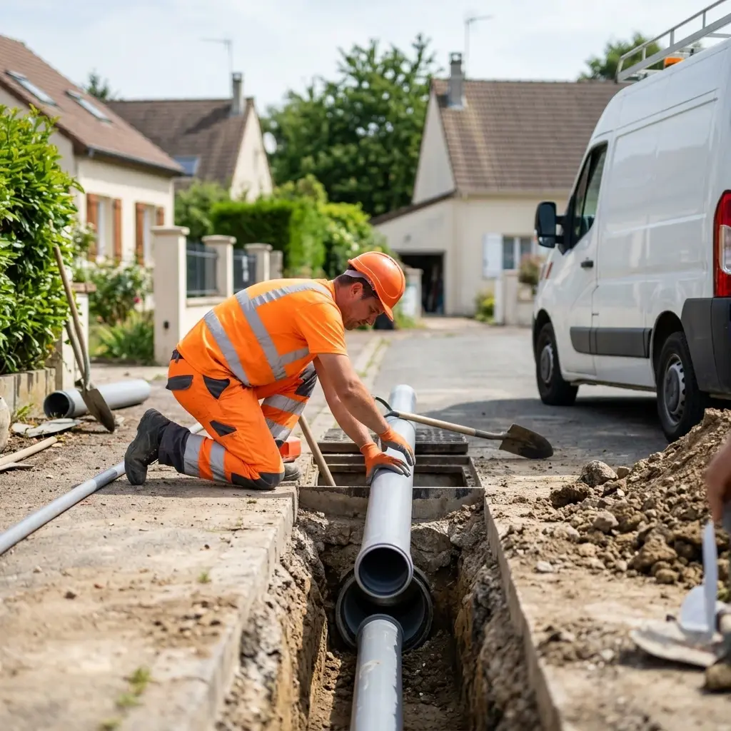 Raccordement au tout à l'égout Boissise-le-Roi (77310)