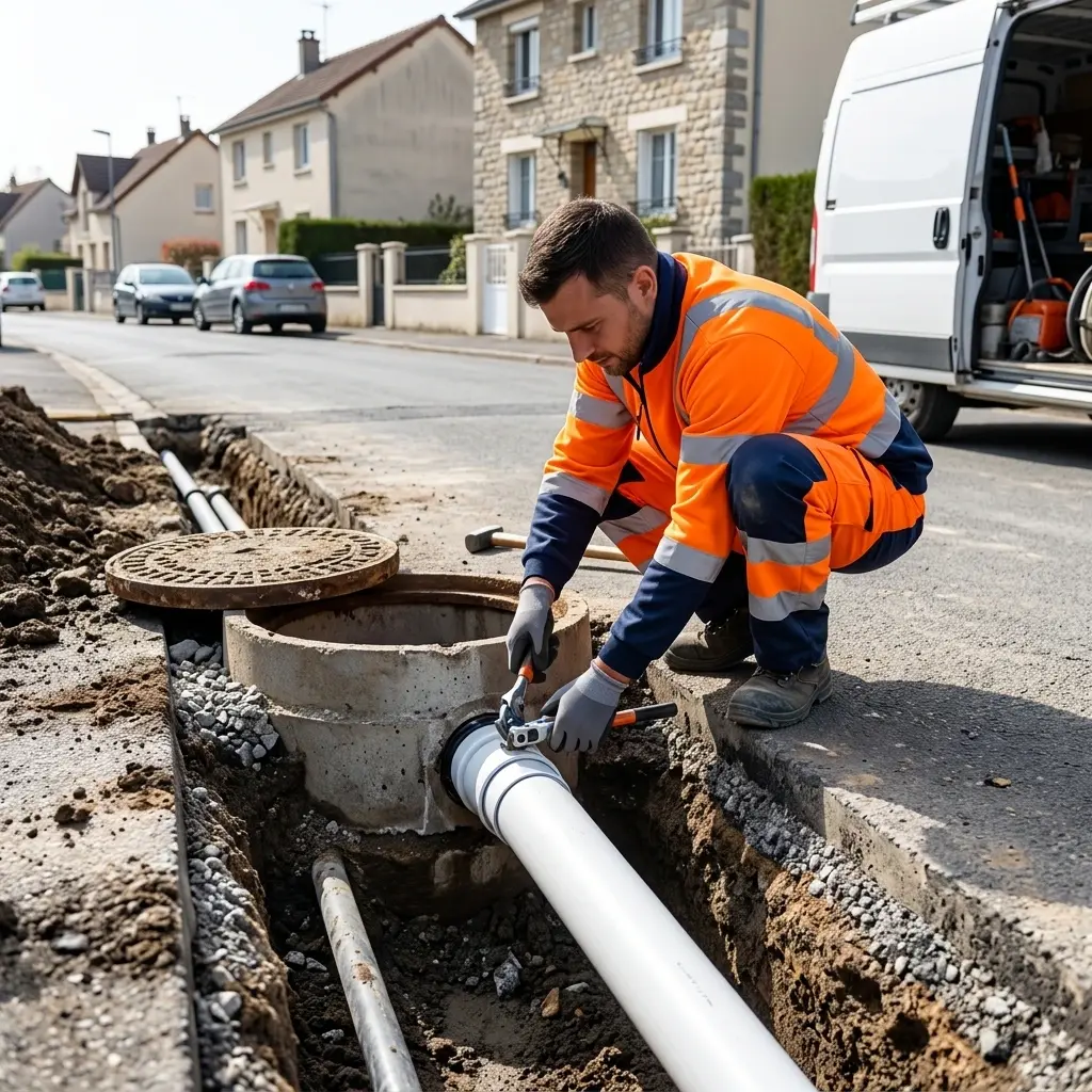 Notre méthode de raccordement au tout à l'égout