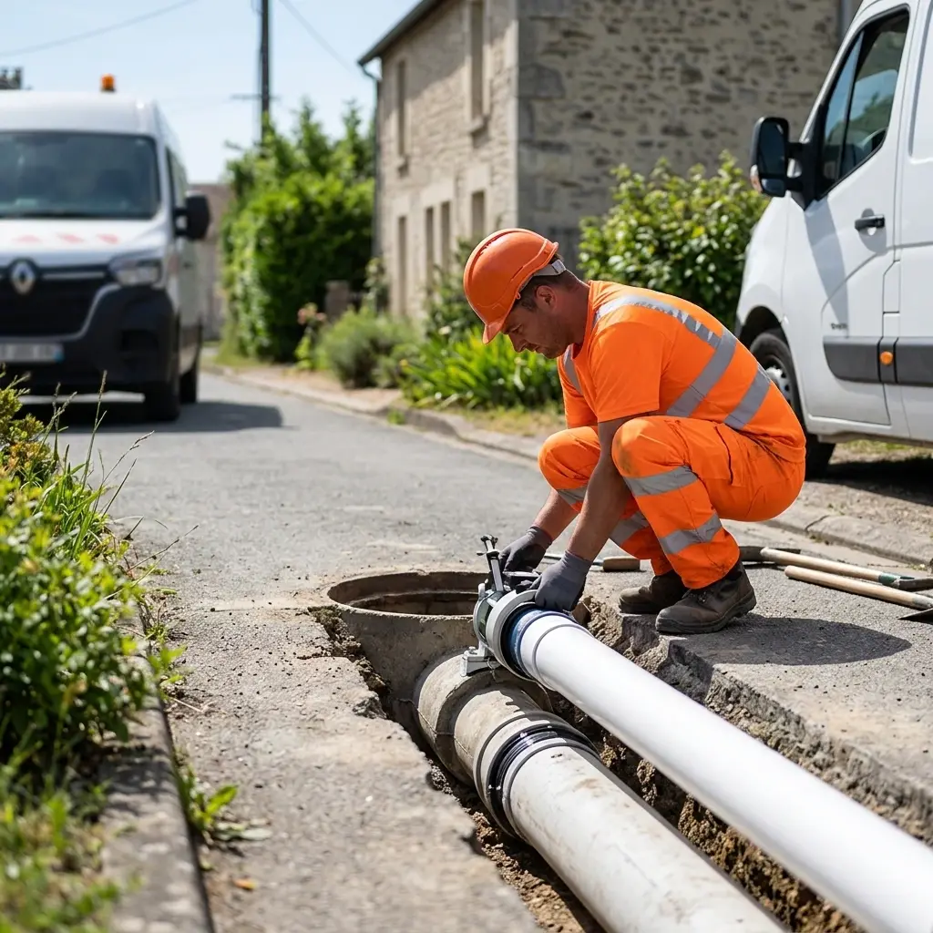 Raccordement au tout à l'égout Jouy-sur-Morin (77320)