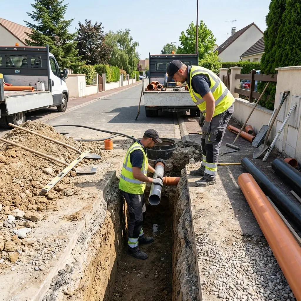Raccordement au tout à l'égout Ozoir-la-Ferrière (77330)