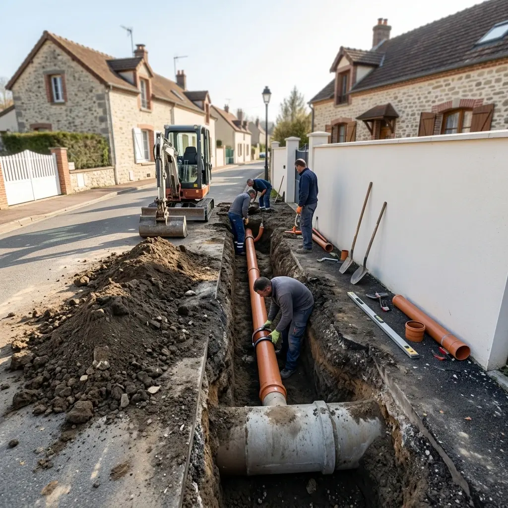 Comment se déroule le raccordement à Clos-Fontaine ?