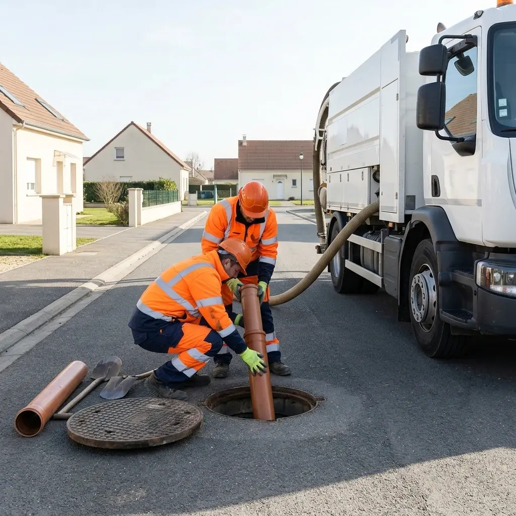Raccordement au tout à l'égout Fontenailles (77370)