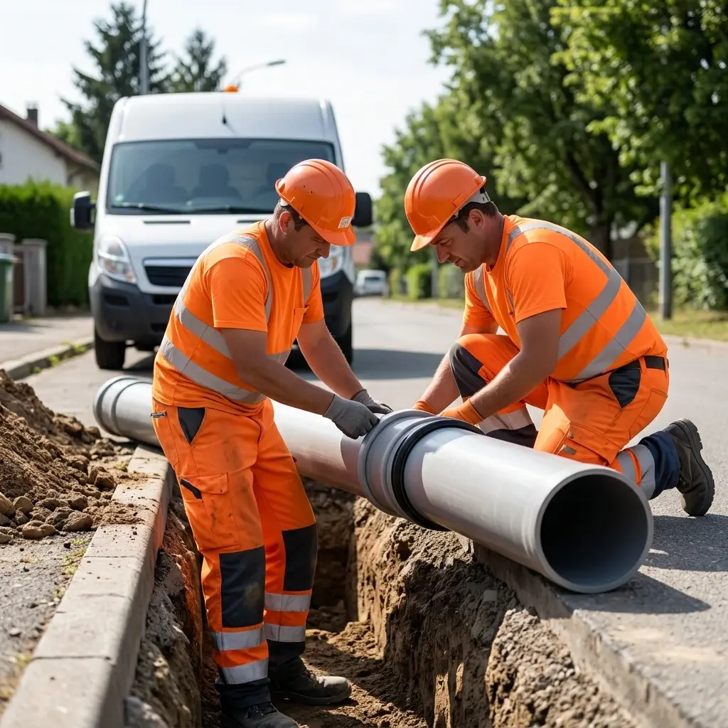 Raccordement au tout à l'égout Rampillon (77370)