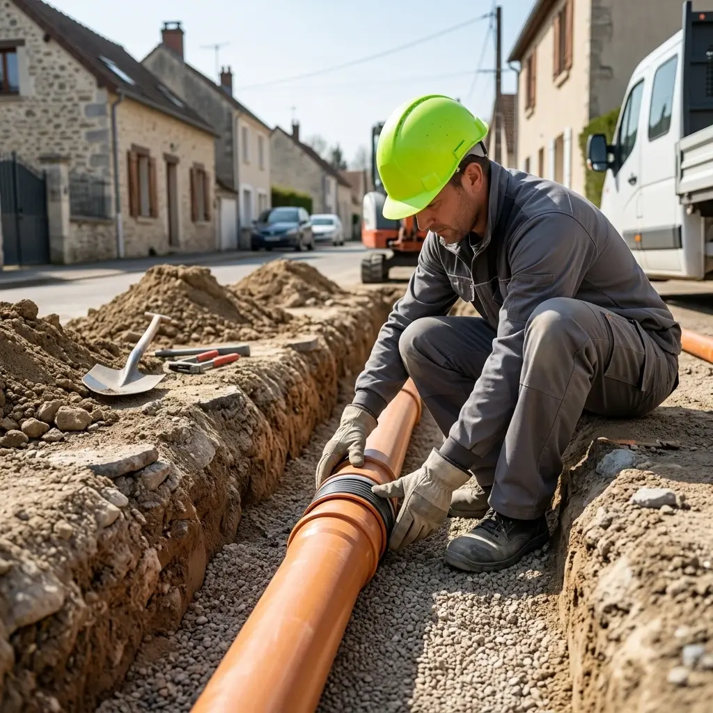 Une installation technique pour un écoulement fluide
