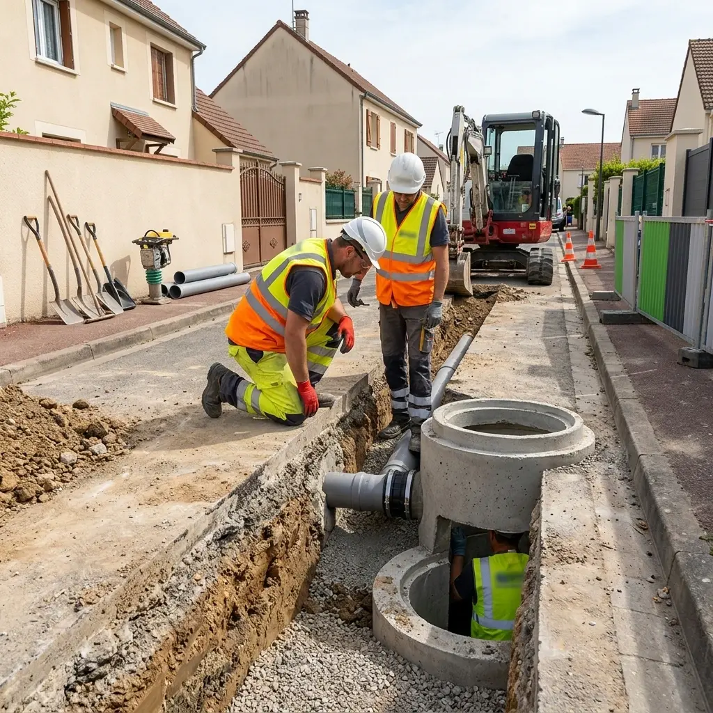 Raccordement au tout à l'égout Lagny-sur-Marne (77400)