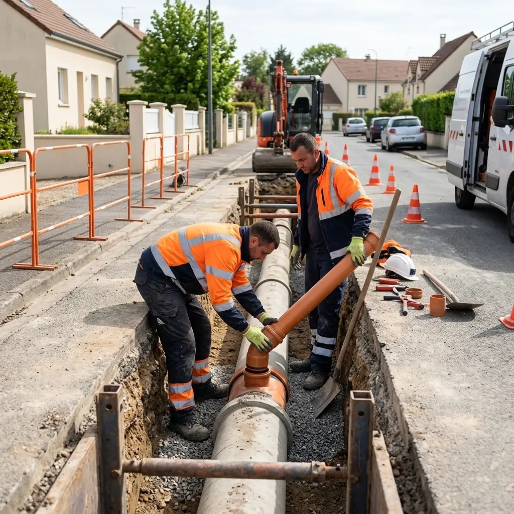 Comment se déroule le raccordement à Pomponne ?