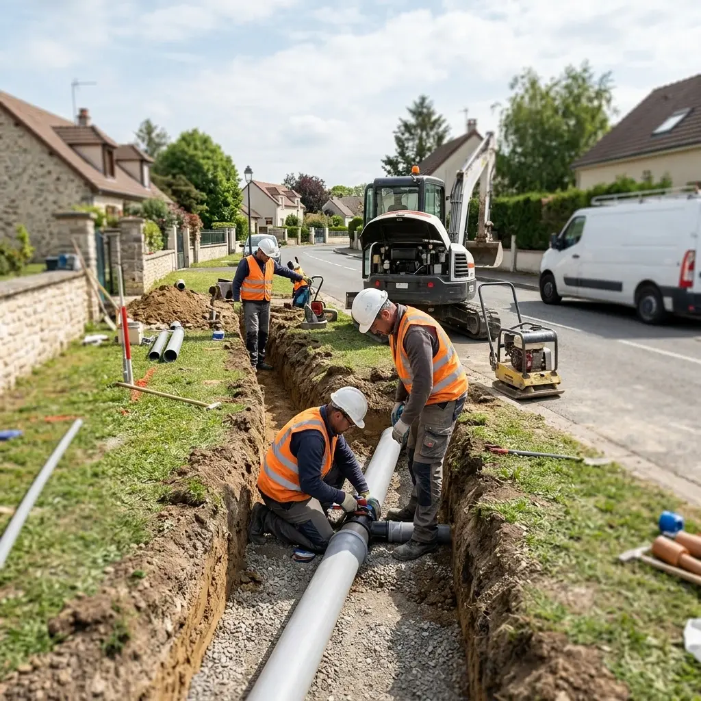 Raccordement au tout à l'égout Annet-sur-Marne (77410)