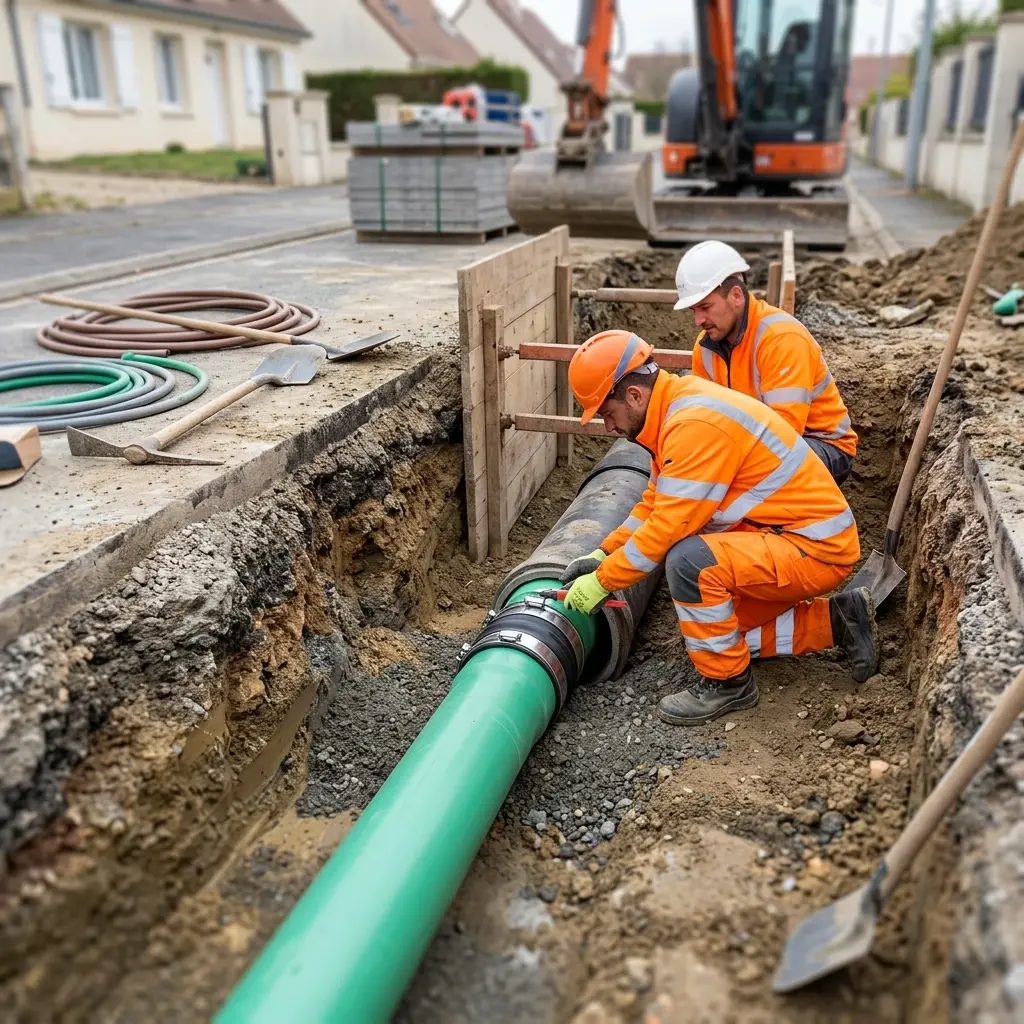 Raccordement au tout à l'égout Champs-sur-Marne (77420)