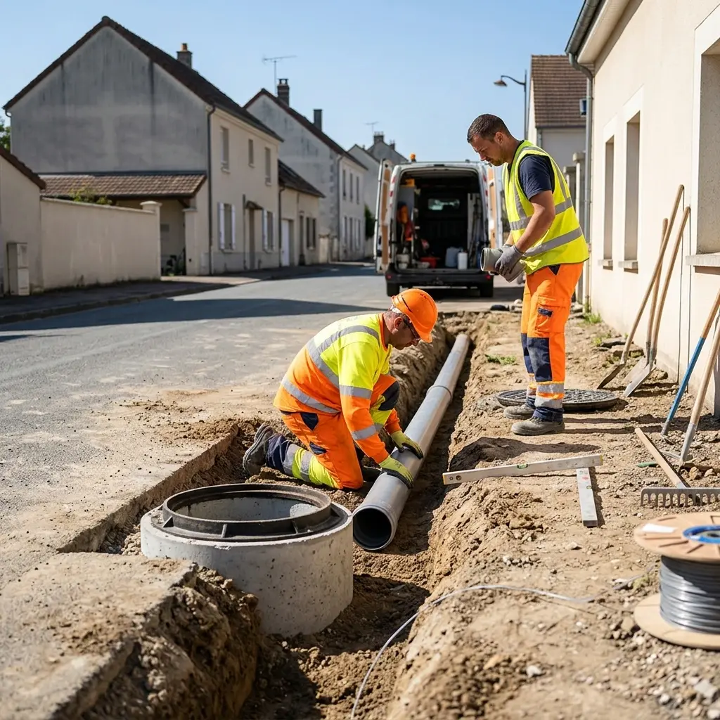 Raccordement au tout à l'égout Lizy-sur-Ourcq (77440)