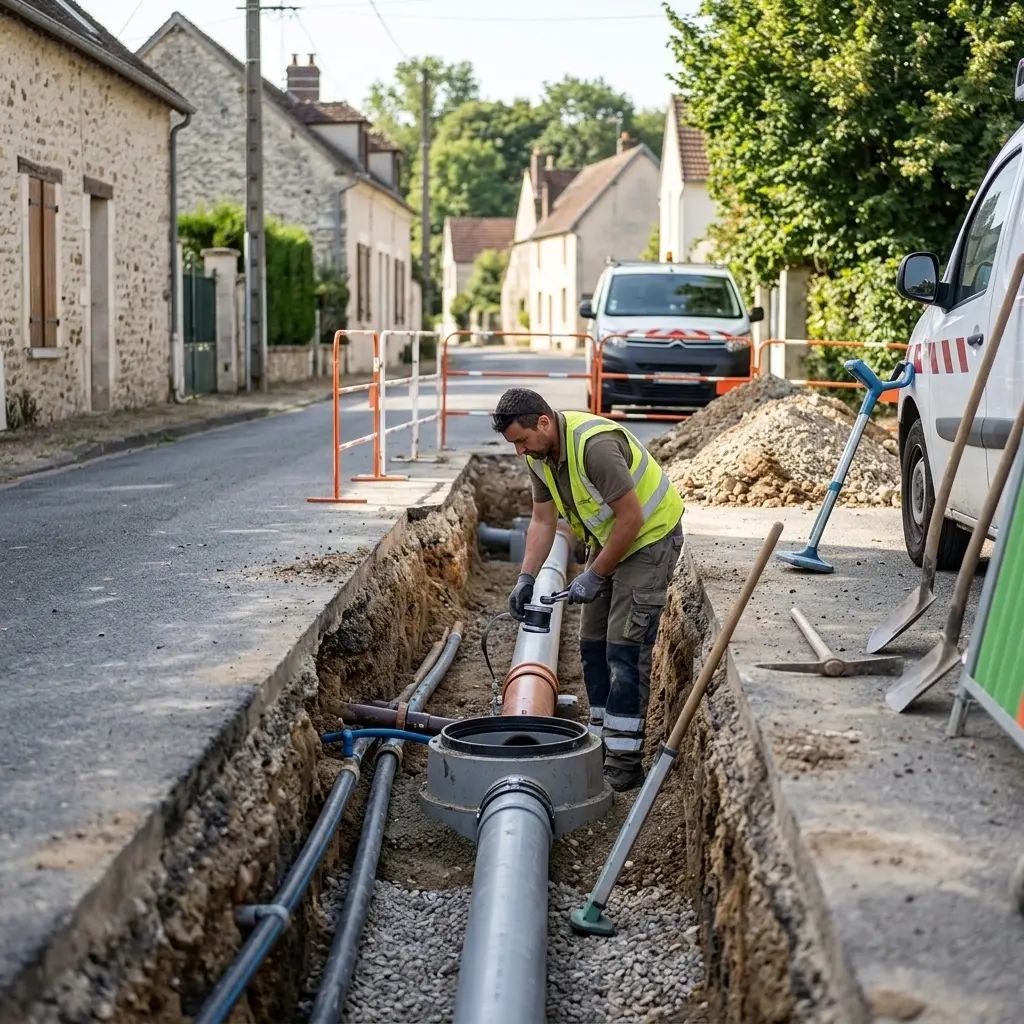 Comment se déroule le raccordement à Ocquerre ?