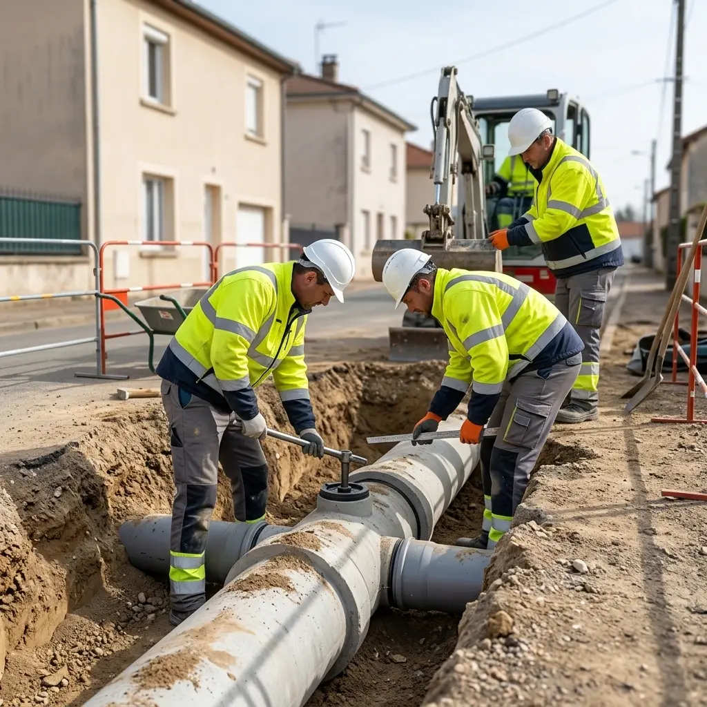 Raccordement au tout à l'égout Tancrou (77440)