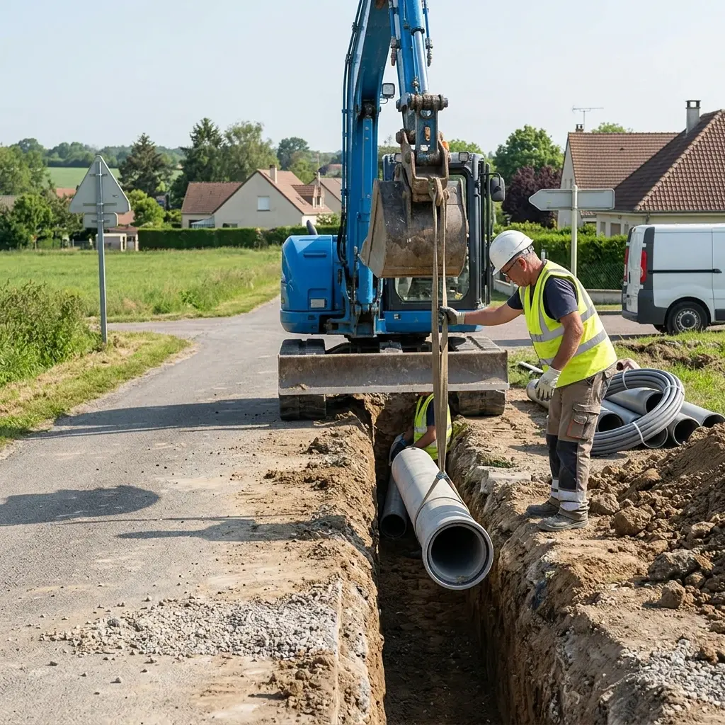 Raccordement au tout à l'égout Grisy-sur-Seine (77480)