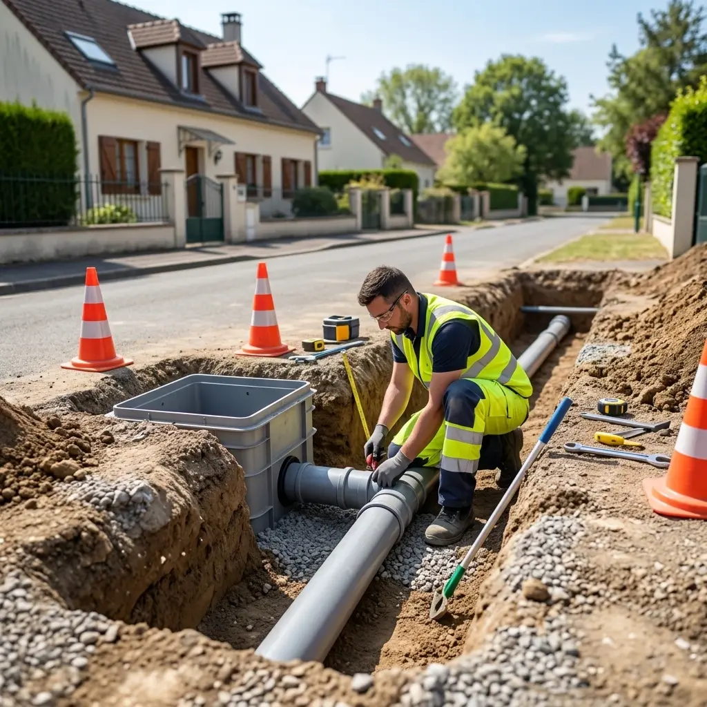 Raccordement au tout à l'égout Mouy-sur-Seine (77480)