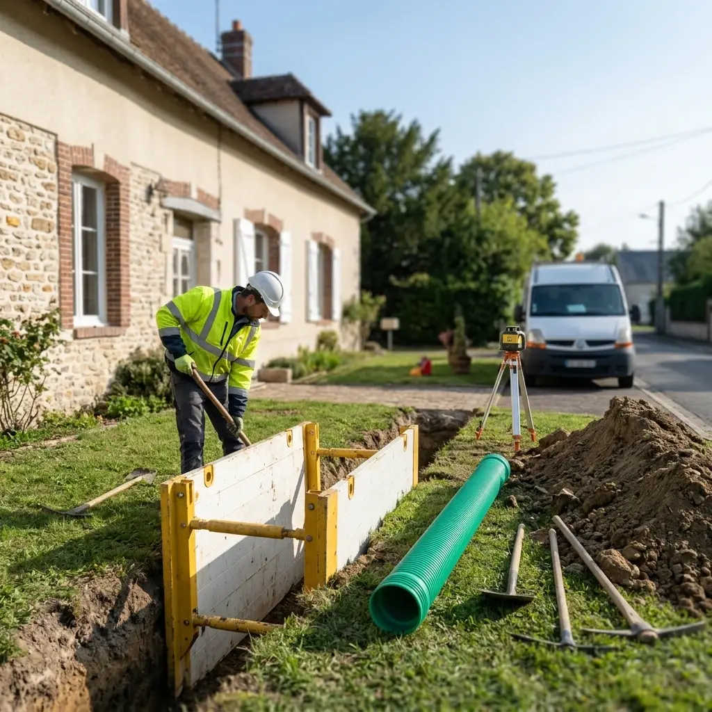 Raccordement au tout à l'égout Passy-sur-Seine (77480)