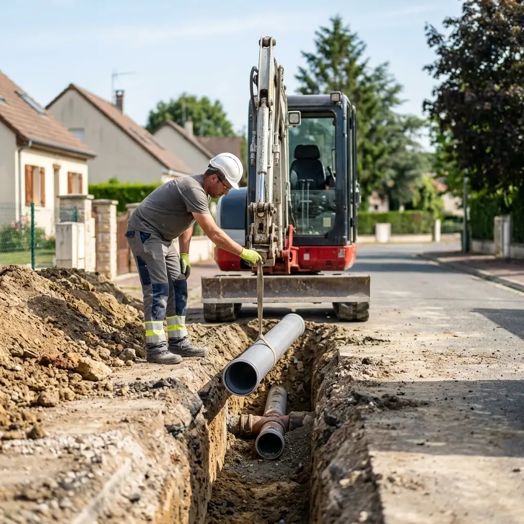 Raccordement au tout à l'égout Saint-Sauveur-lès-Bray (77480)