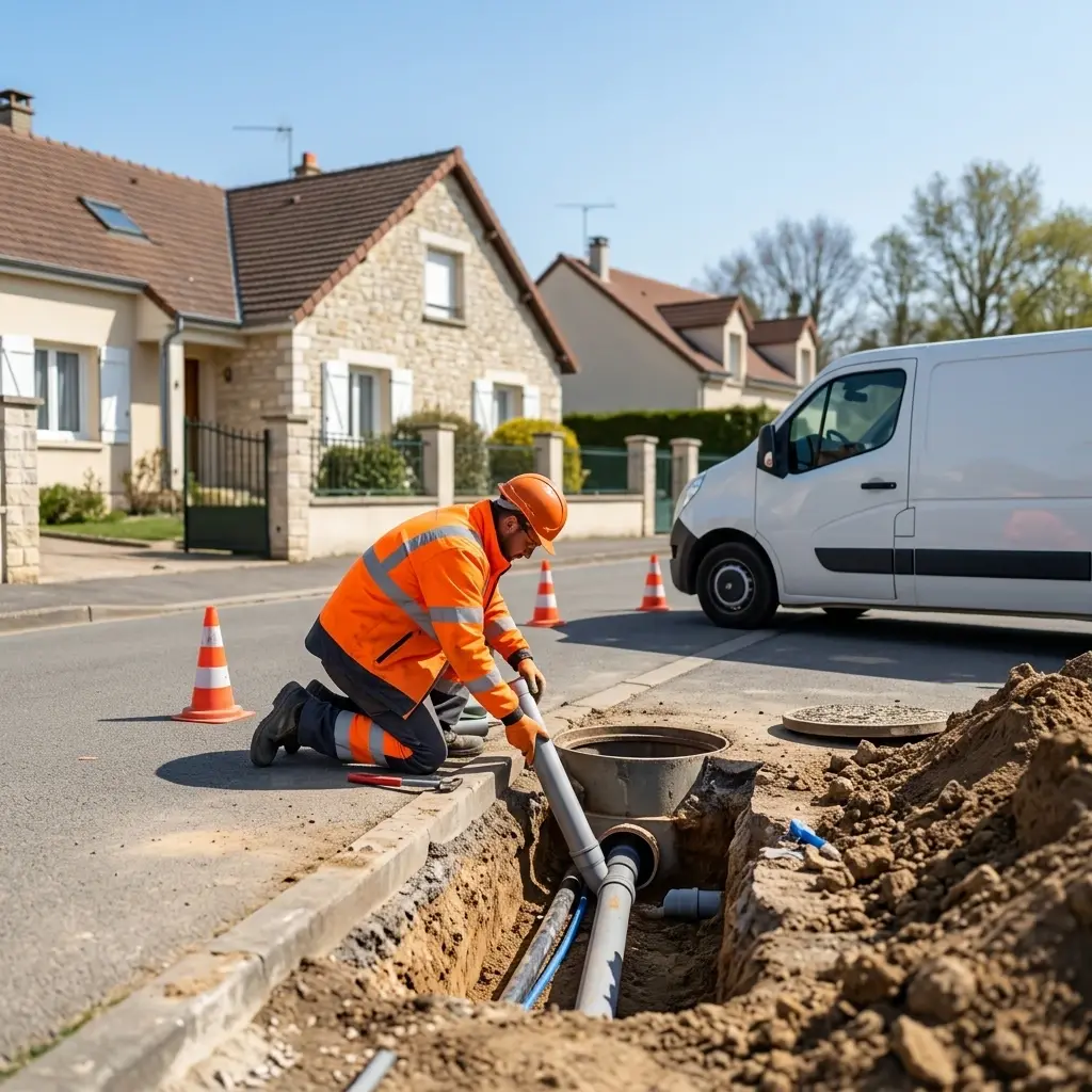 Raccordement au tout à l'égout Hondevilliers (77510)