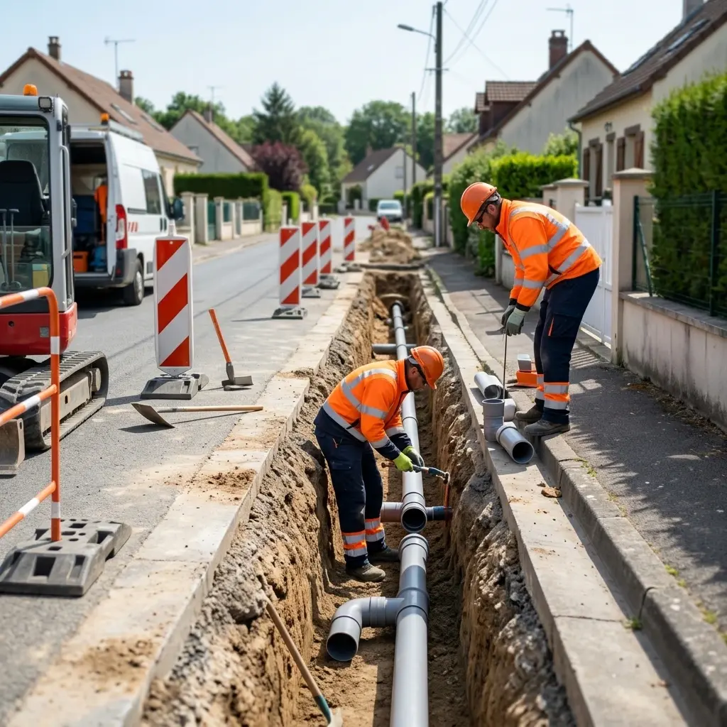 Raccordement au tout à l'égout Cessoy-en-Montois (77520)