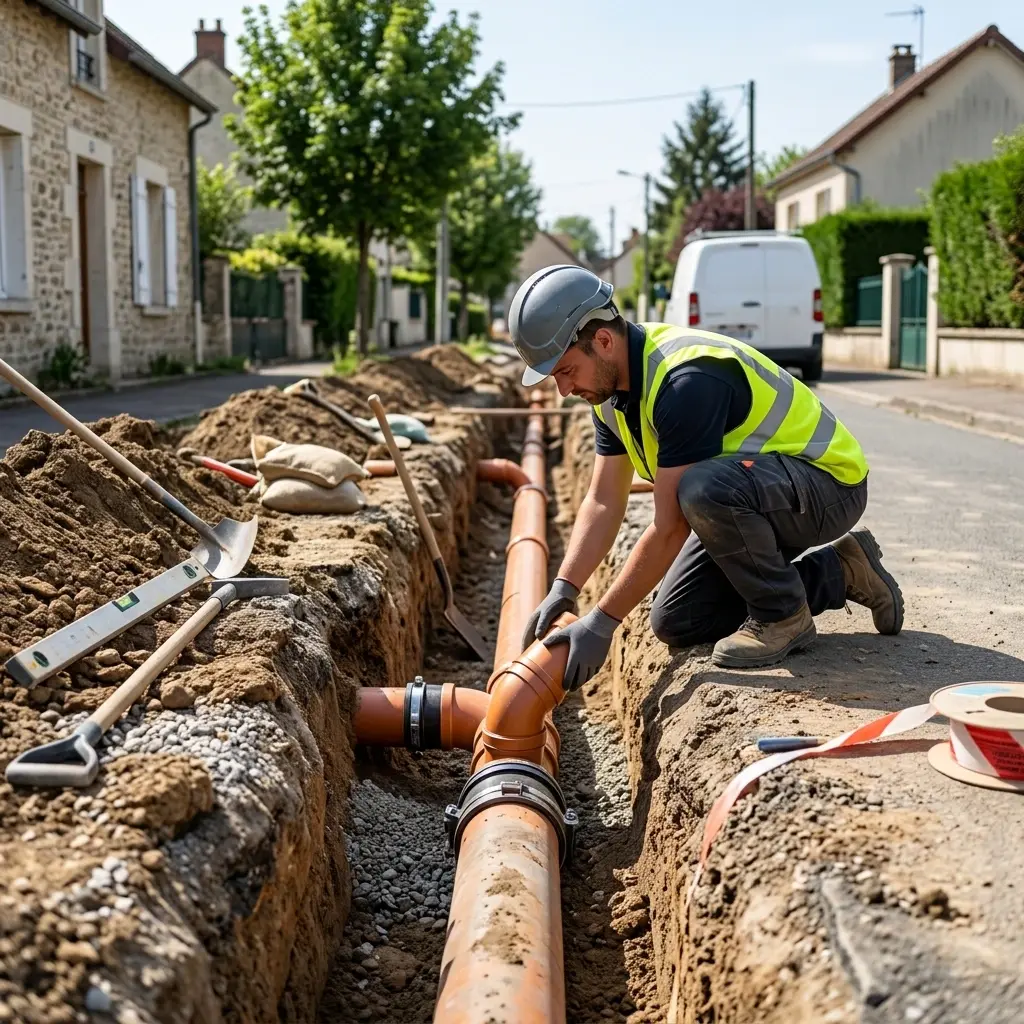 Raccordement au tout à l'égout Donnemarie-Dontilly (77520)