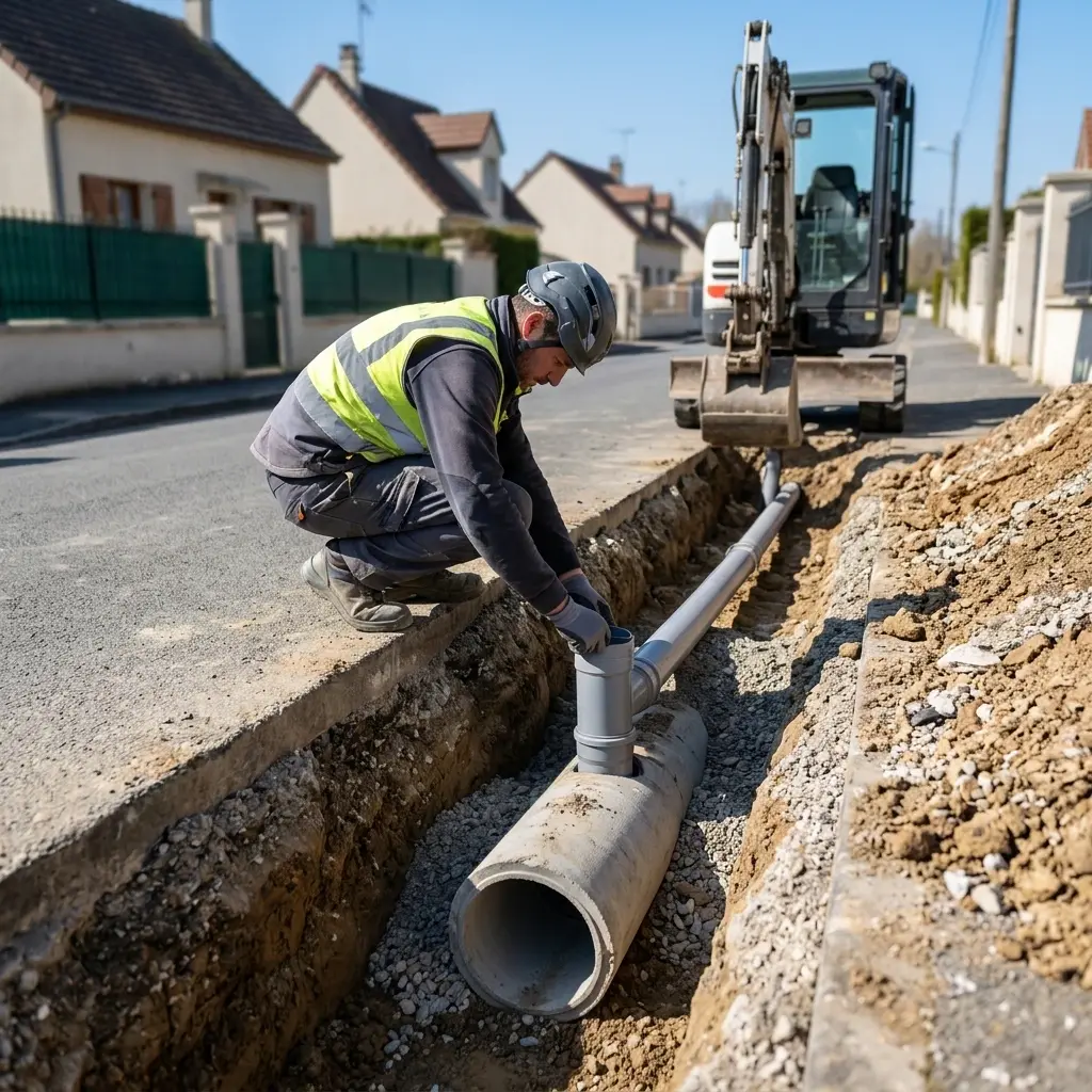 Raccordement au tout à l'égout Sigy (77520)