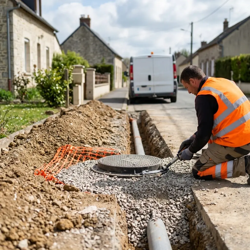 Comment se déroule le raccordement à Bernay-Vilbert ?