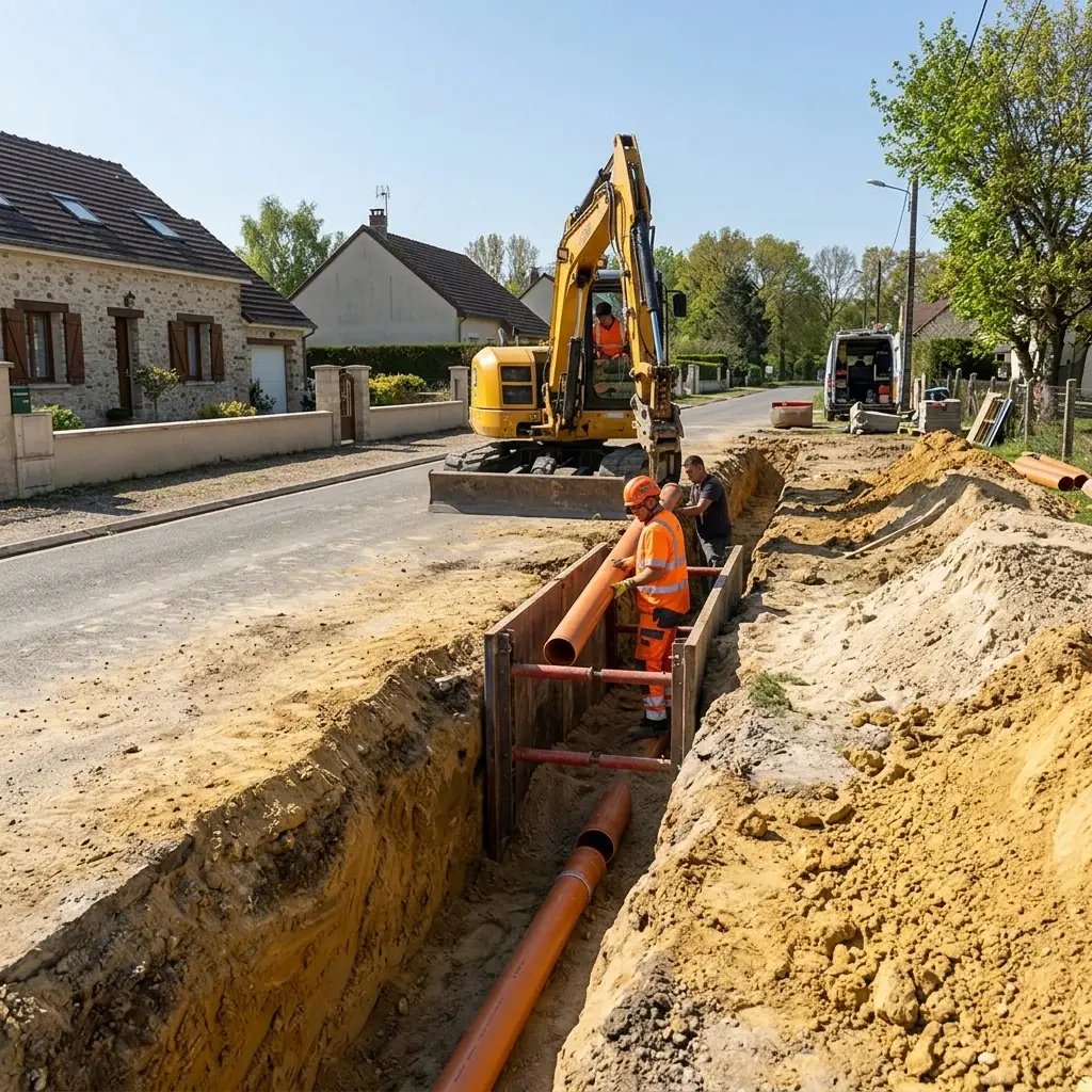 Comment se déroule le raccordement à Champcenest ?
