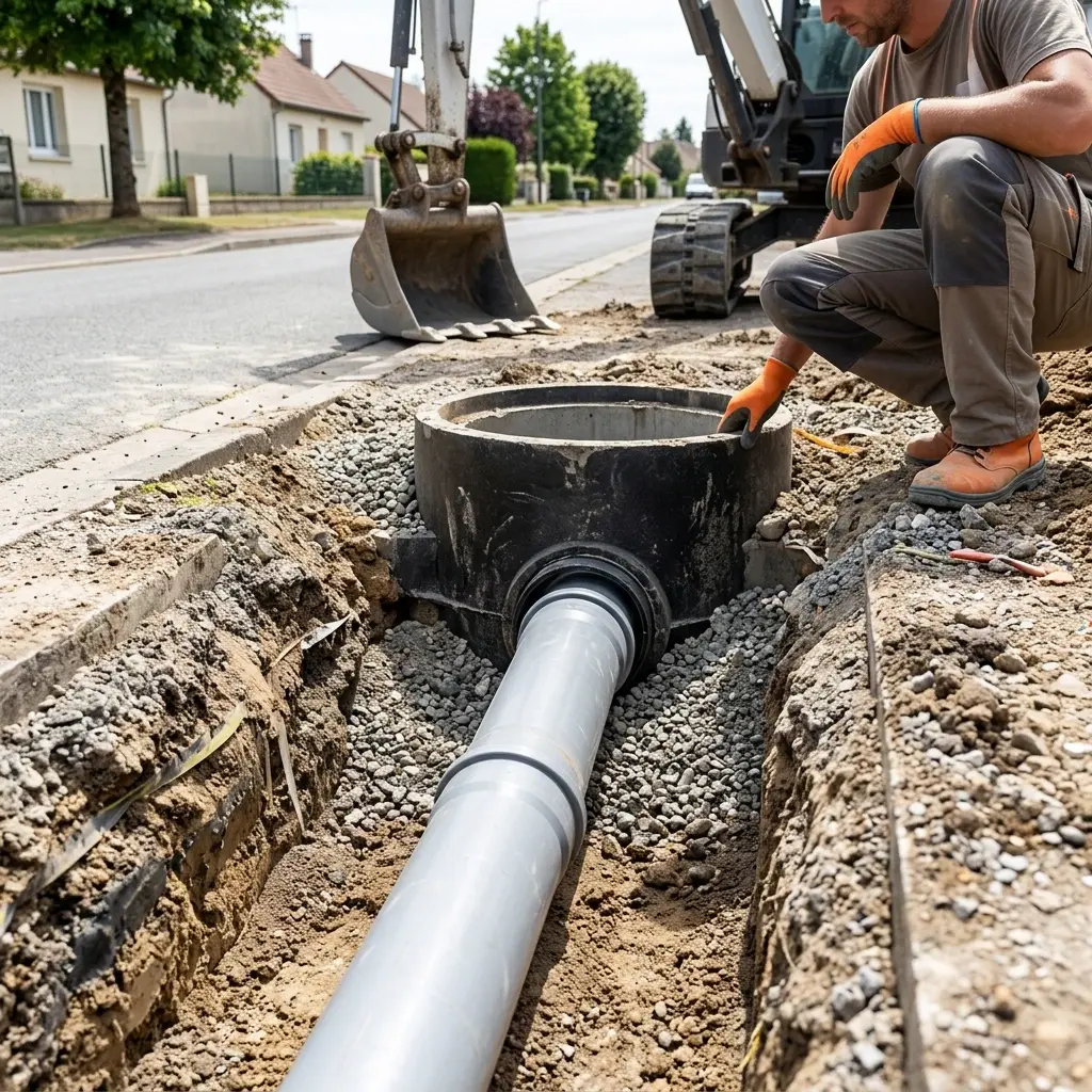 Raccordement au tout à l'égout Rupéreux (77560)