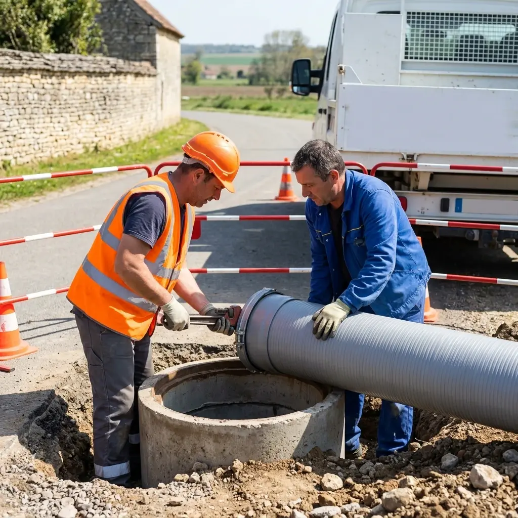 Une installation rigoureuse pour vos évacuations