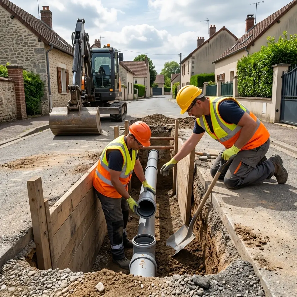 Expertise en raccordement à Bougligny