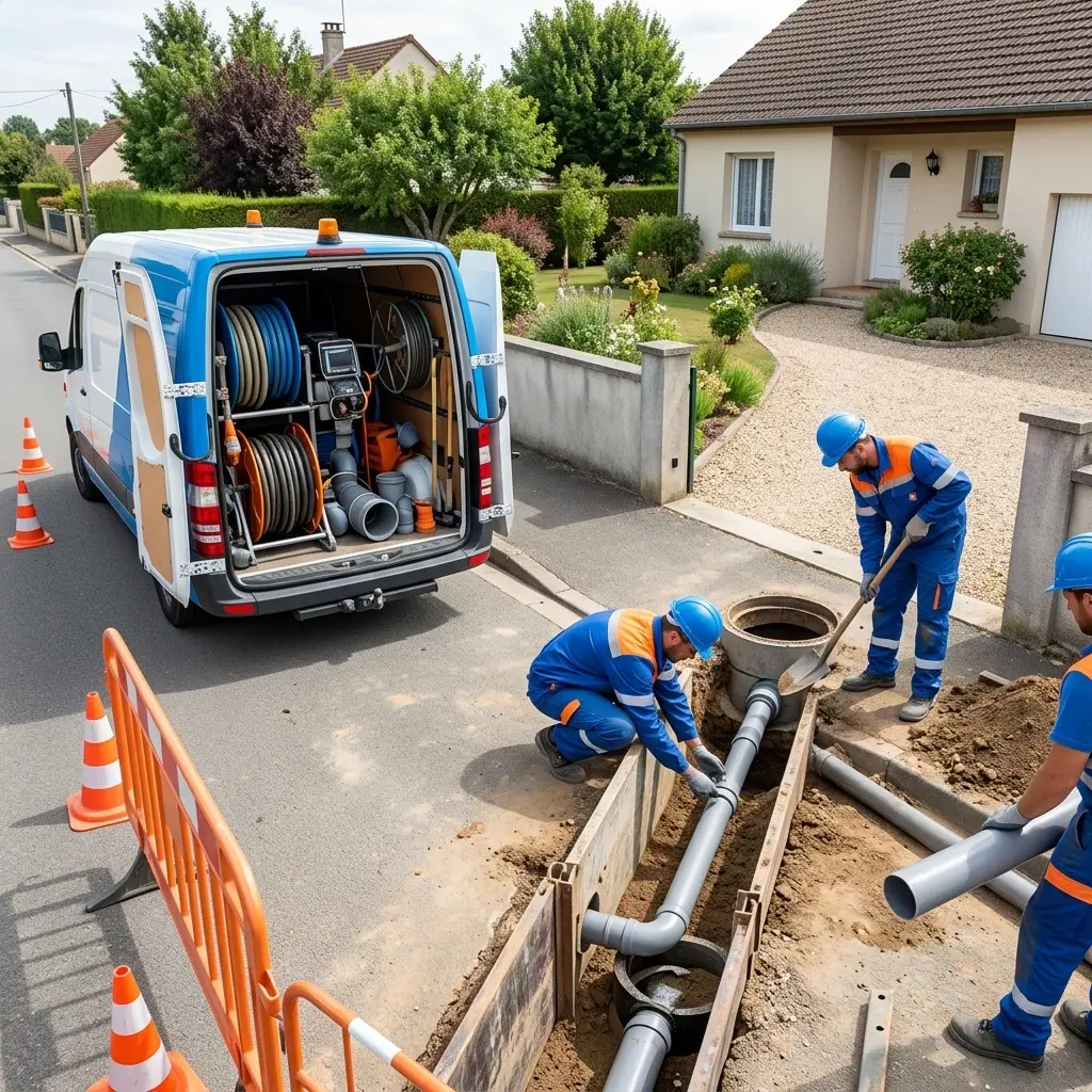 Une installation technique pour un écoulement fluide