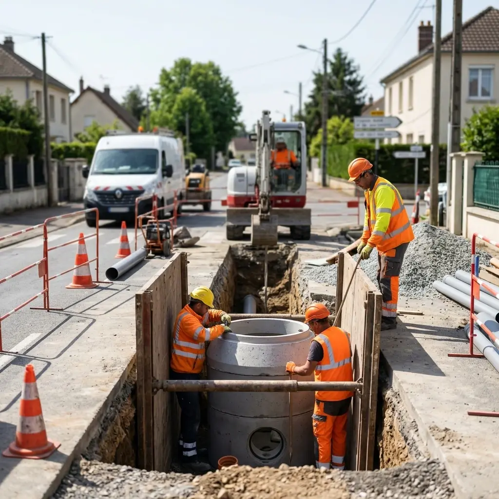 Notre méthode de raccordement au tout à l'égout