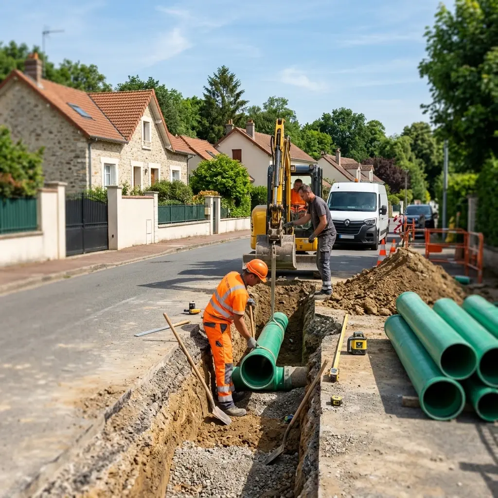 Raccordement au tout à l'égout Guermantes (77600)
