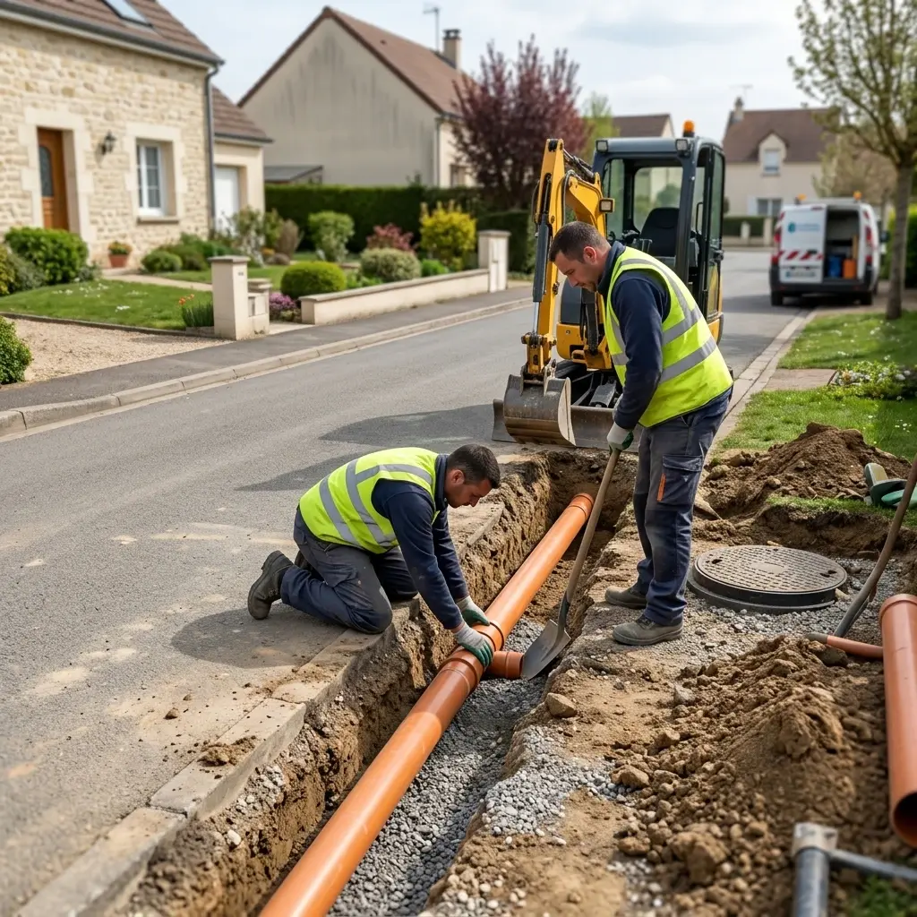 Raccordement au tout à l'égout Jossigny (77600)