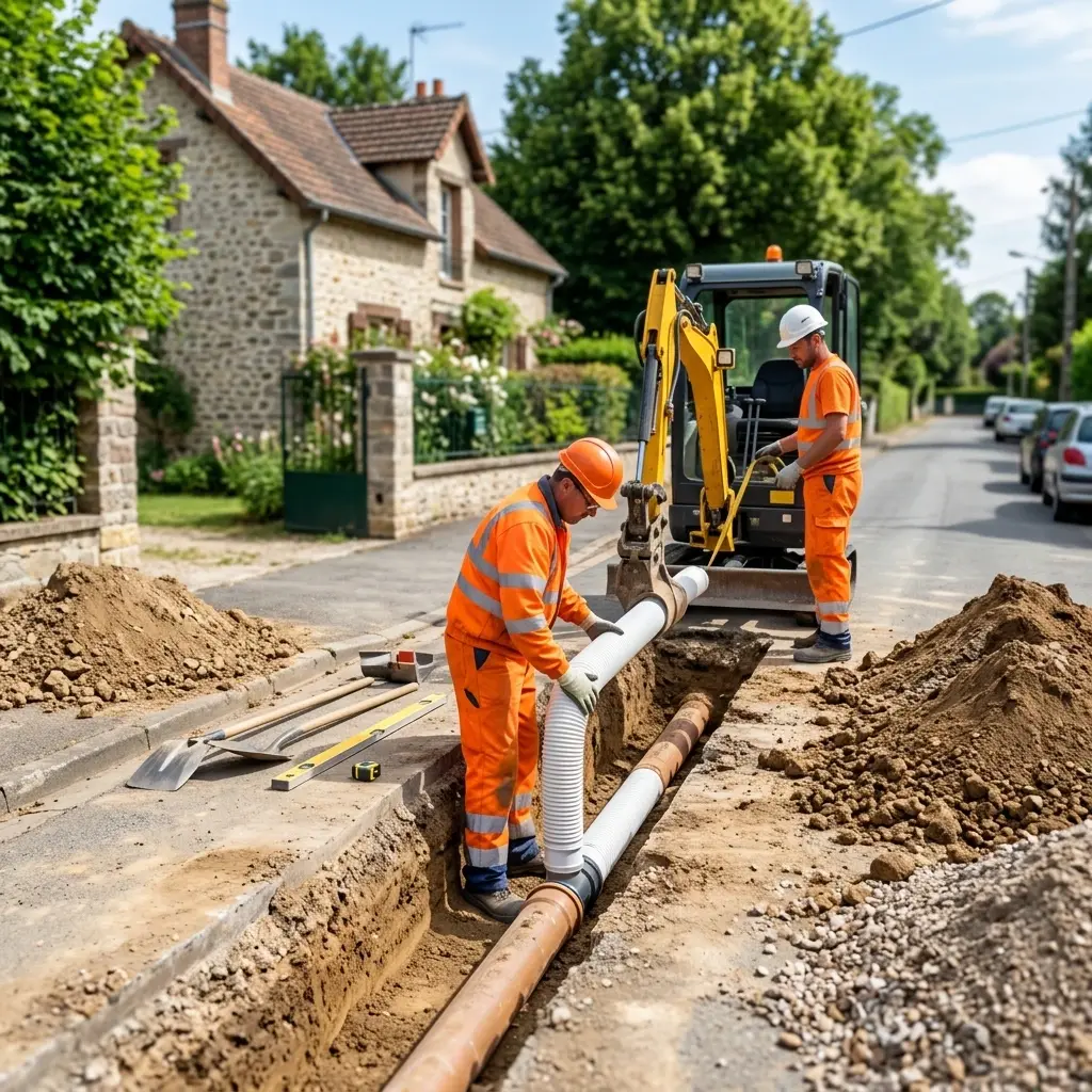 Raccordement au tout à l'égout Barbizon (77630)