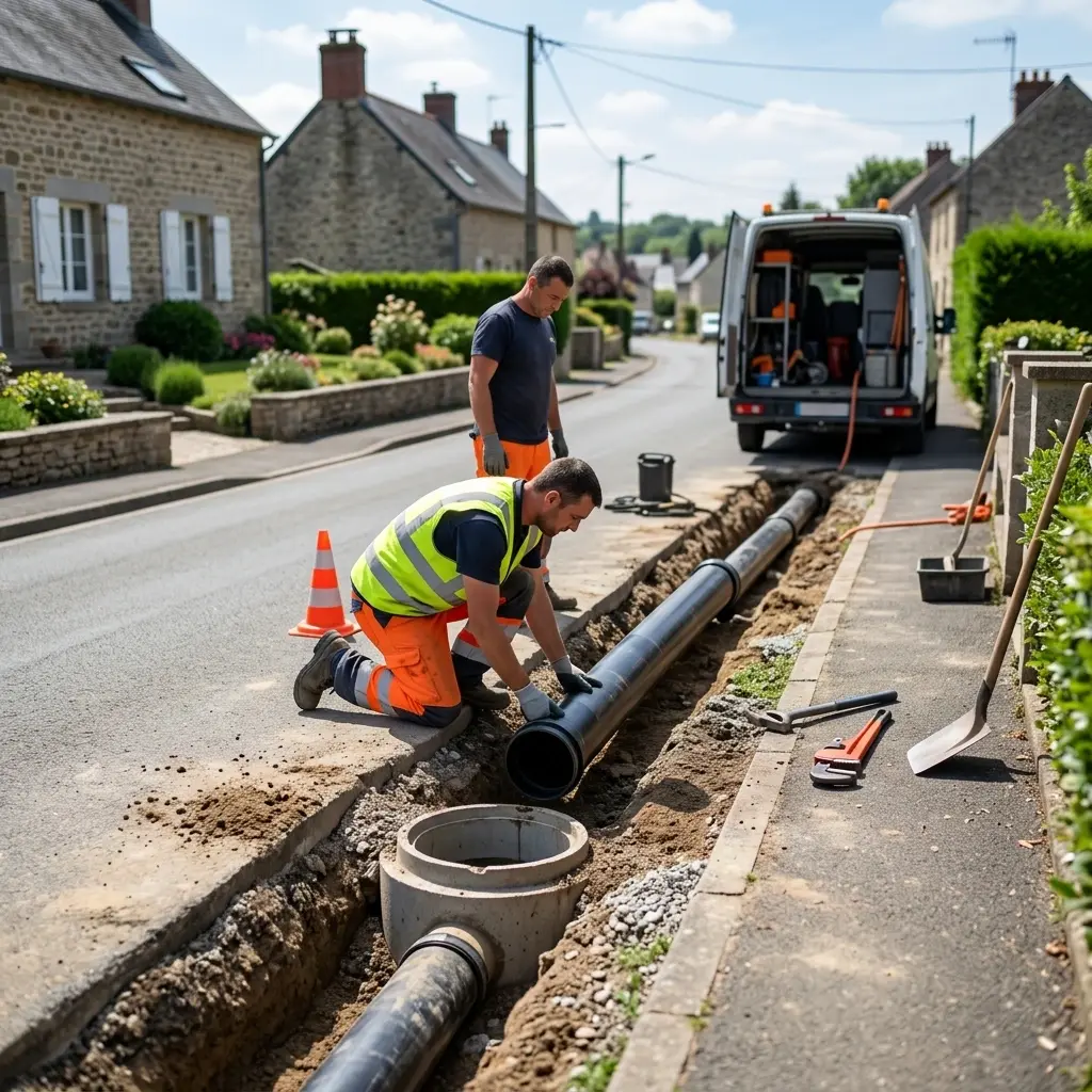 Raccordement au tout à l'égout Saint-Jean-les-Deux-Jumeaux (77660)