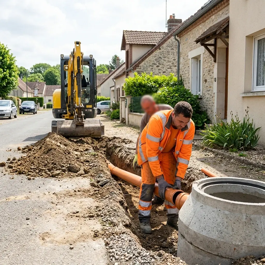 Comment se déroule l'intervention à Vernou-la-Celle-sur-Seine ?