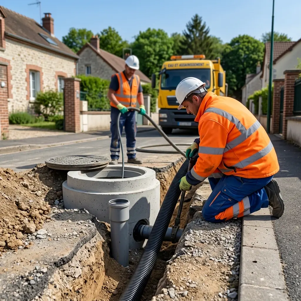 Expertise en raccordement au tout à l'égout à Chevry-en-Sereine