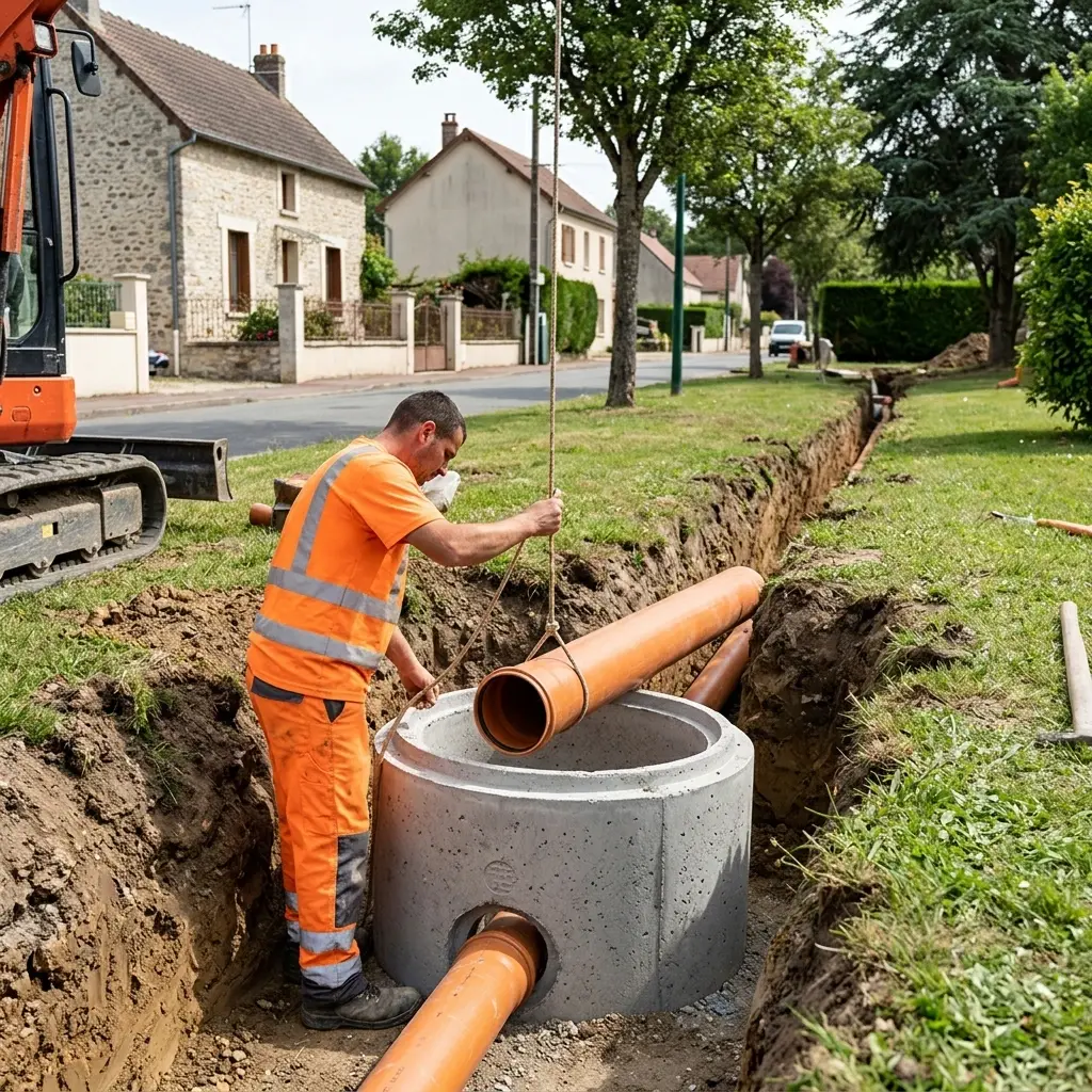 Raccordement au tout à l'égout Mormant (77720)