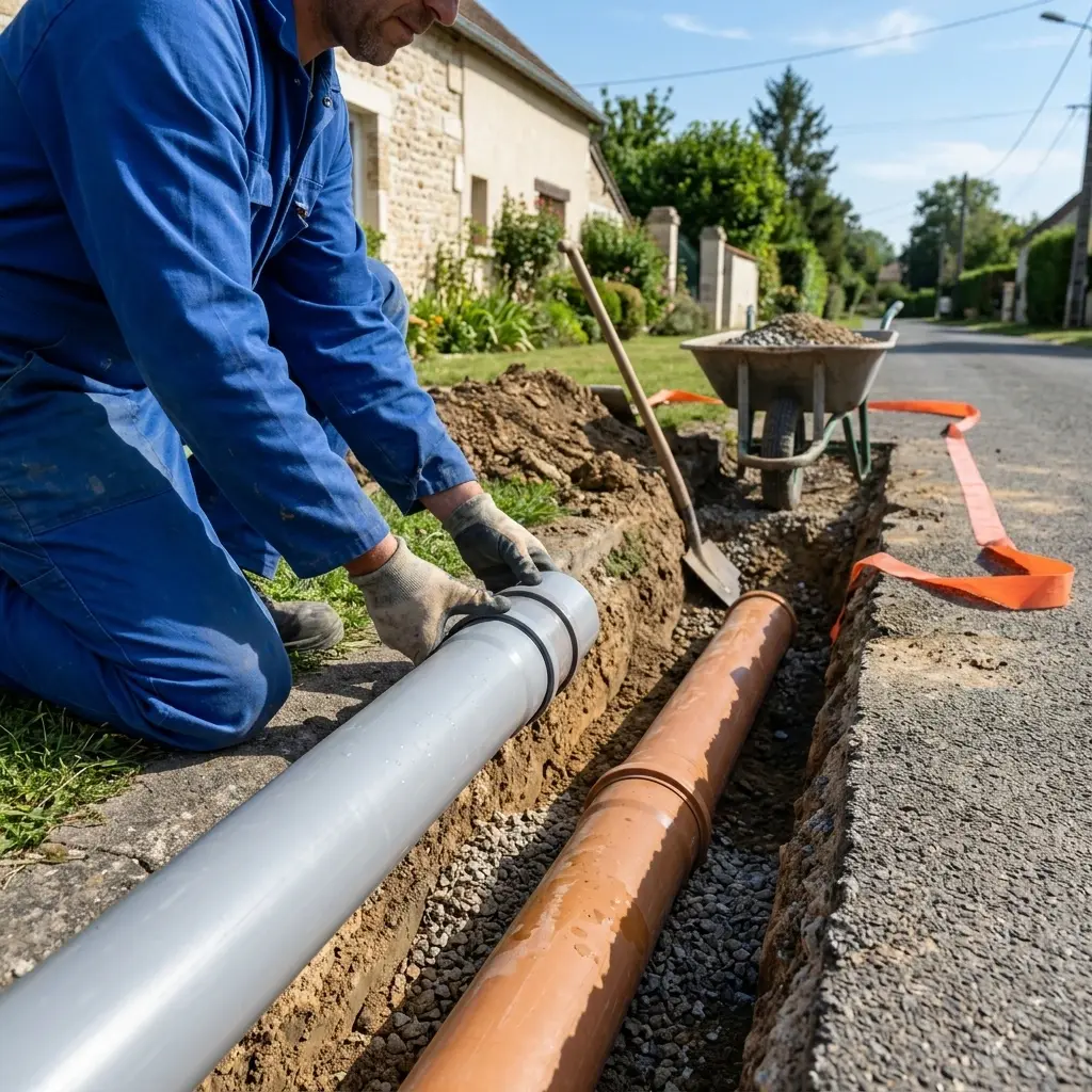 Raccordement au tout à l'égout Amponville (77760)