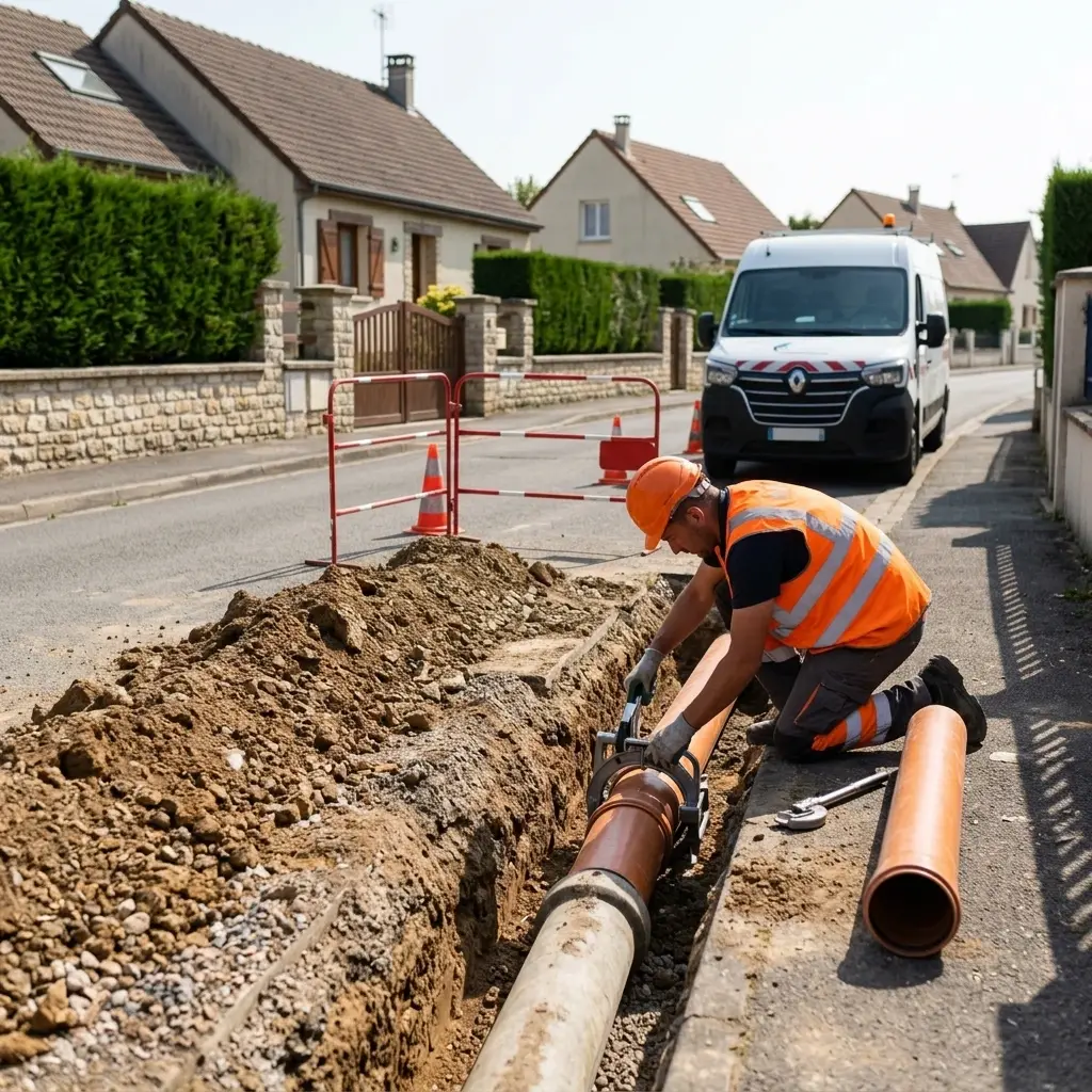Raccordement au tout à l'égout Boulancourt (77760)